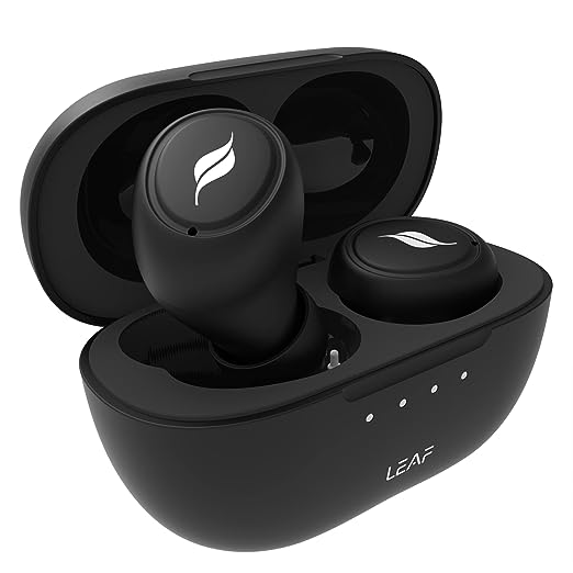 Leaf Dots 2 Bluetooth Truly Wireless in Ear Earbuds with Mic (Carbon Black) Leaf Dots 2 Bluetooth Truly Wireless in Ear Earbuds with Mic (Carbon Black)